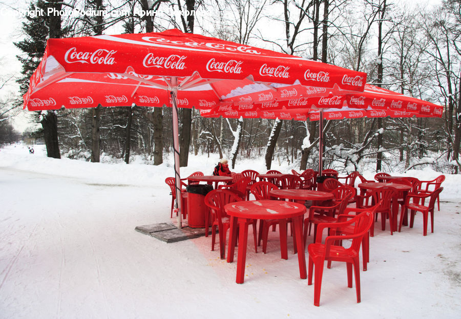 Chair, Furniture, Table, Tabletop, Dining Table, Arctic, Snow