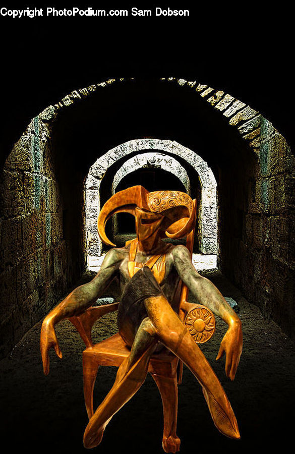 Art, Gargoyle, Statue, Costume, Modern Art, Emblem, Logo