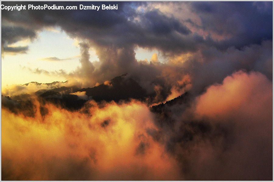 Azure Sky, Cloud, Outdoors, Sky, Cumulus