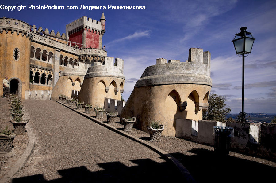 Plant, Potted Plant, Castle, Fort, Architecture, Arch, Patio