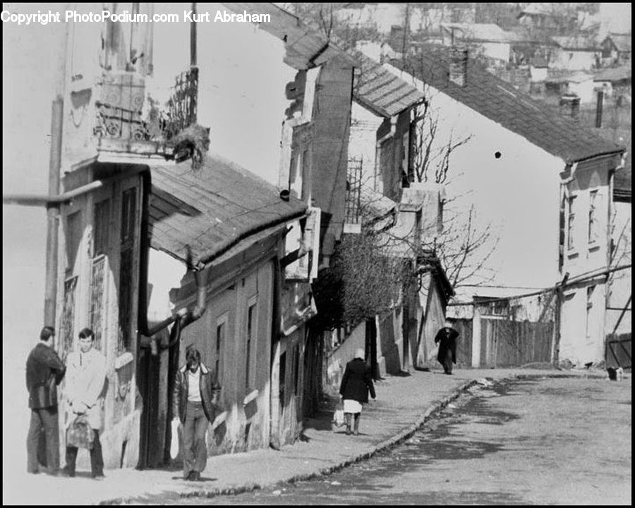 Alley, Alleyway, Road, Street, Town, Cabin, Hut
