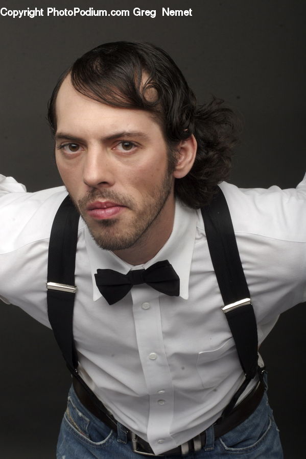 People, Person, Human, Suspenders, Clothing, Overcoat, Suit