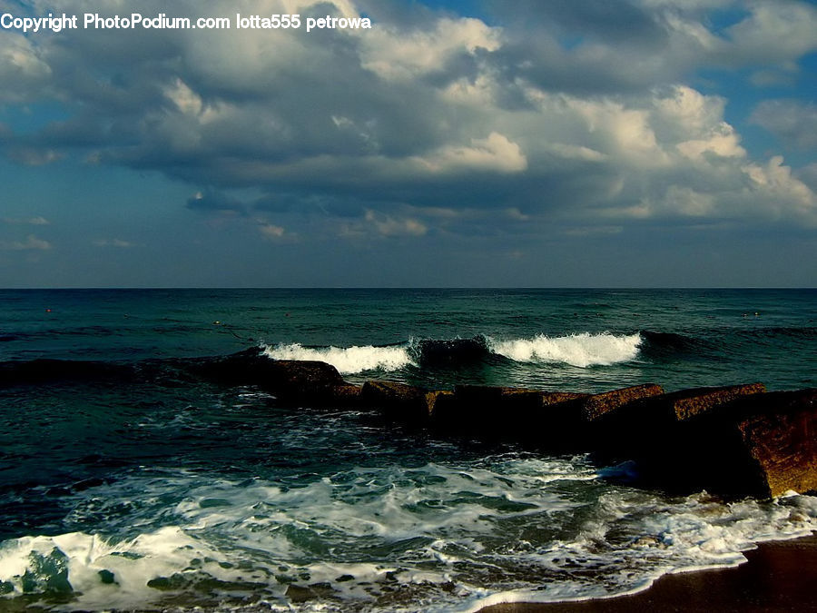Ocean, Outdoors, Sea, Water, Sea Waves, Beach, Coast