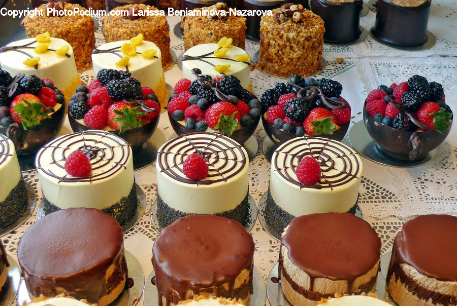 Cake, Dessert, Food, Cup, Pastry, Bowl, Jam