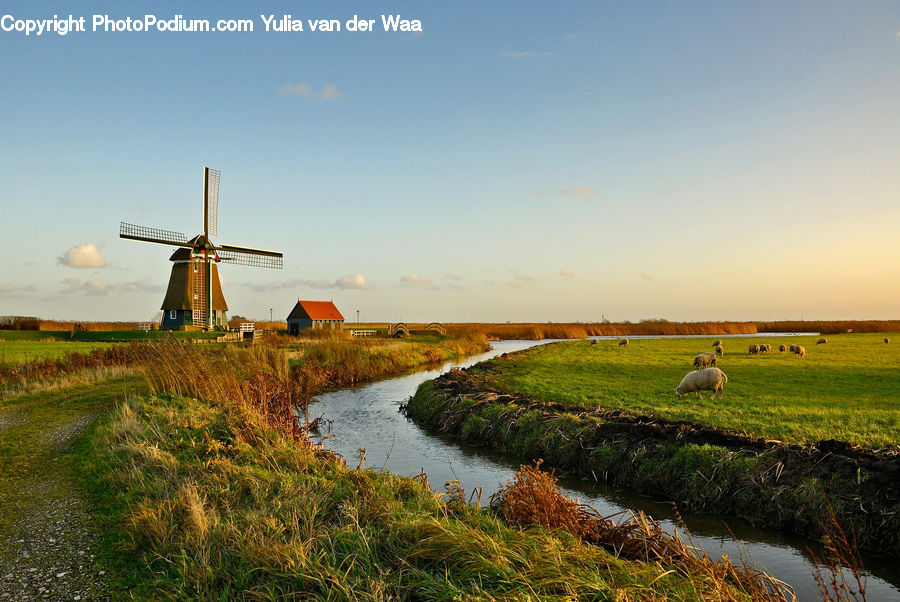 Engine, Machine, Motor, Turbine, Land, Marsh, Outdoors