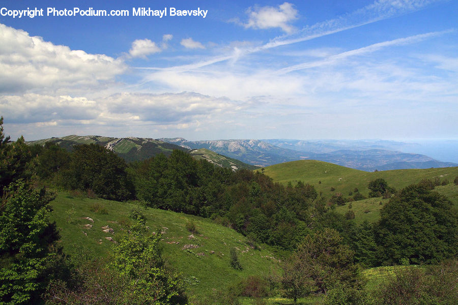 Countryside, Hill, Outdoors, Field, Grass, Grassland, Land
