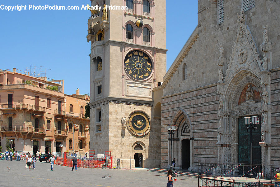 Architecture, Bell Tower, Clock Tower, Tower, Downtown, Plaza, Town Square