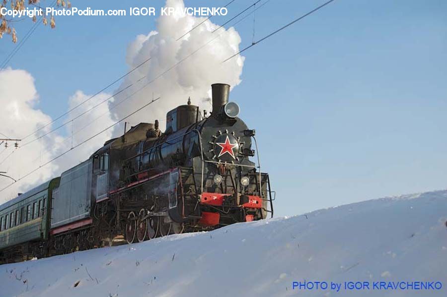 Train, Vehicle, Transportation