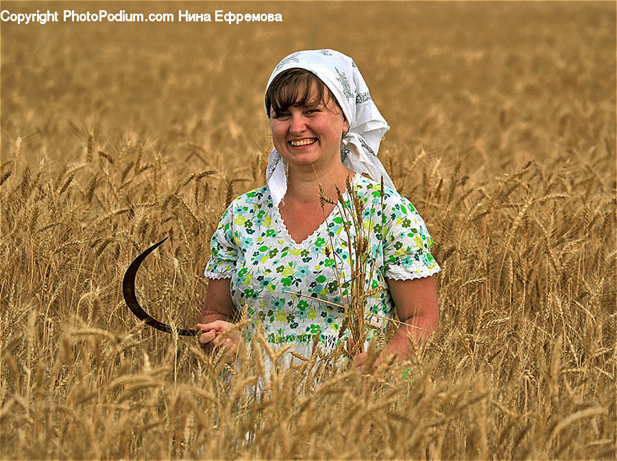 People, Person, Human, Grain, Grass, Plant, Wheat