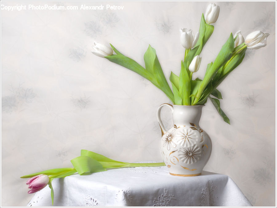 Flower Arrangement, Ikebana, Plant, Potted Plant, Vase, Glass, Goblet