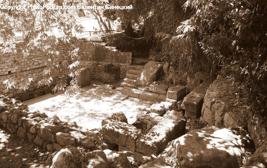 Tomb, Rock, Rubble, Mining, Ground, Soil, Outdoors