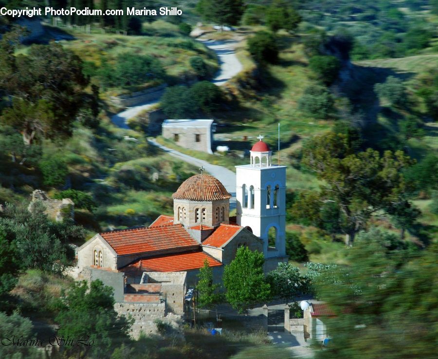 People, Person, Human, Building, Cottage, Housing, Aerial View