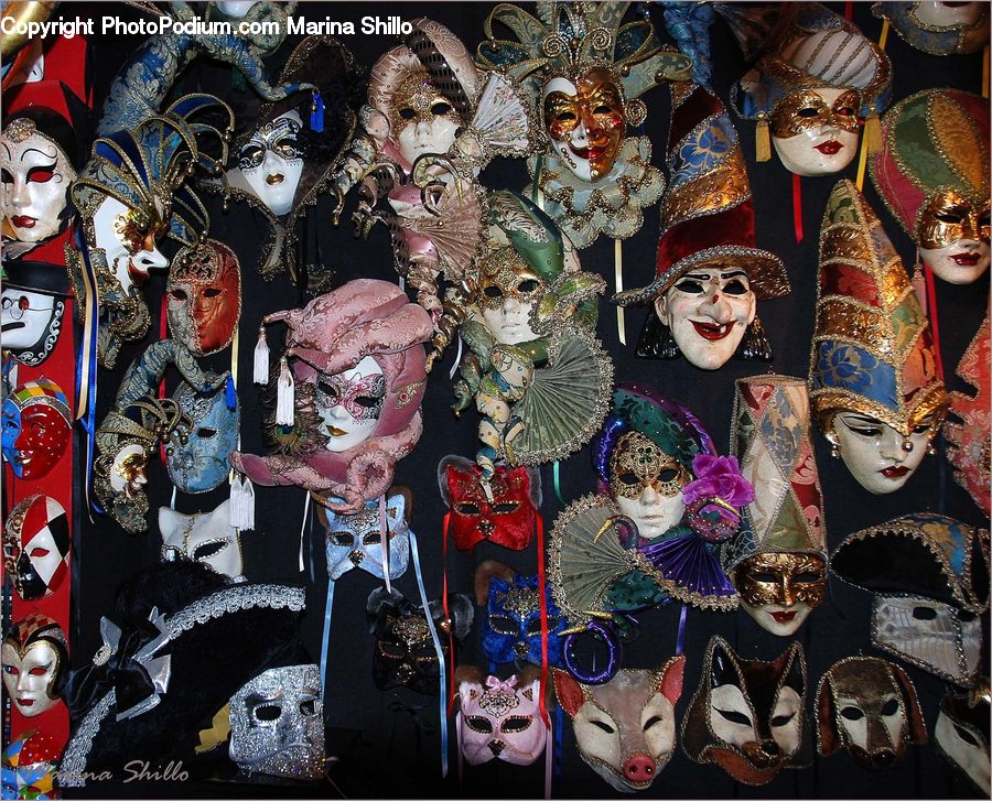 Collage, Poster, Clown, Performer, Person, Figurine, Art