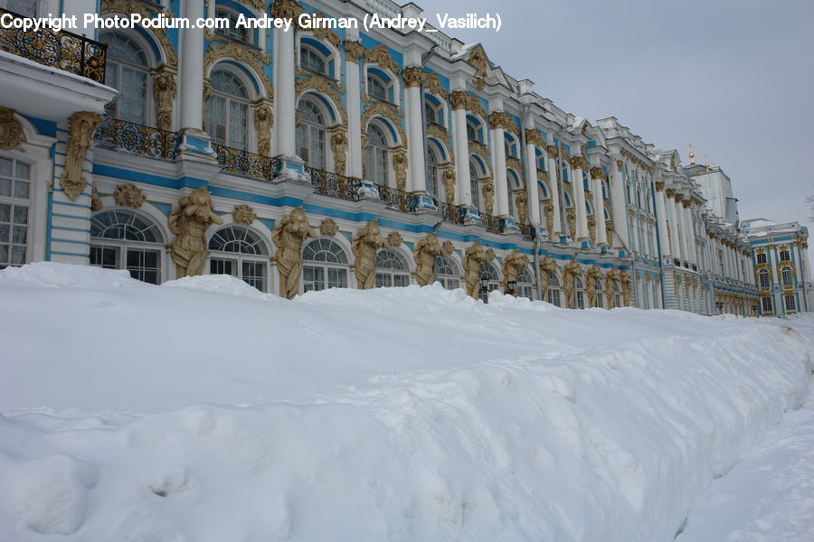 Blizzard, Outdoors, Snow, Weather, Winter, Ice, Architecture