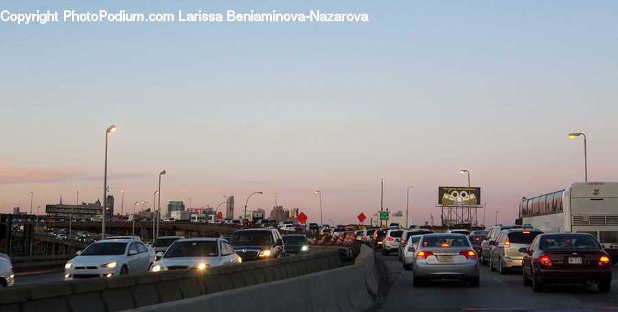 Automobile, Car, Vehicle, Freeway, Road, Parking, Parking Lot
