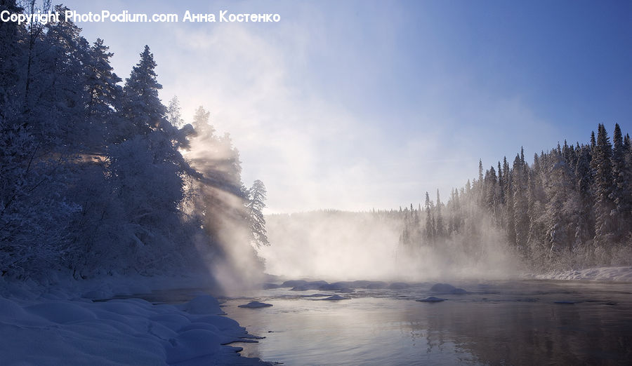 Eruption, Geyser, Outdoors, Water, Landscape, Nature, Scenery