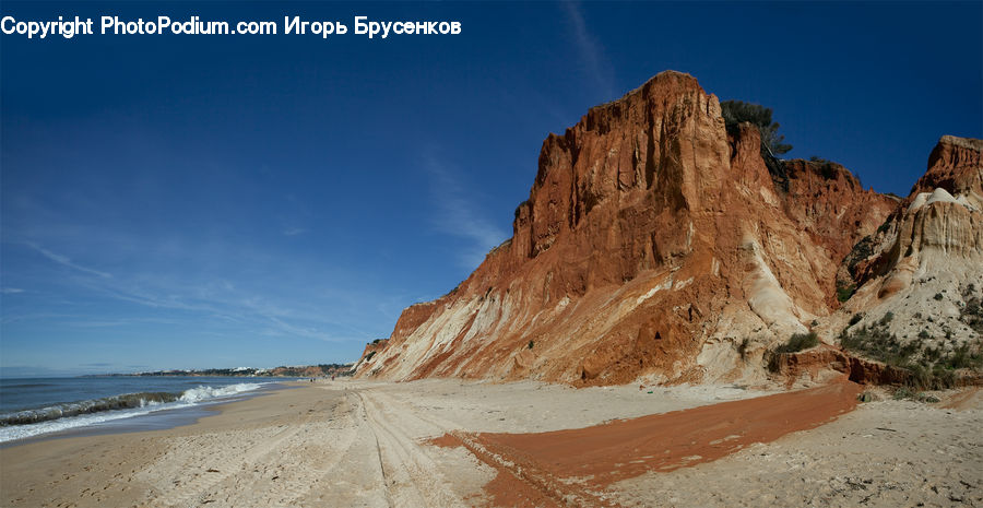 Beach, Coast, Outdoors, Sea, Water, Desert, Mesa