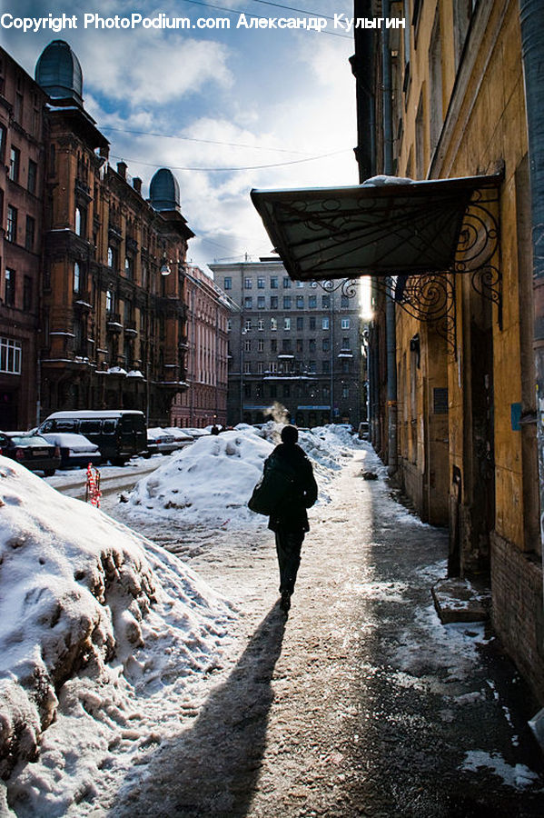 Blizzard, Outdoors, Snow, Weather, Winter, Ice, Cobblestone