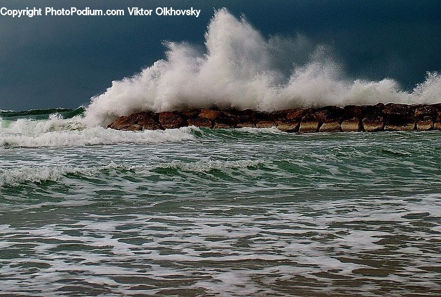 Outdoors, Sea, Sea Waves, Water, Coast, Ocean