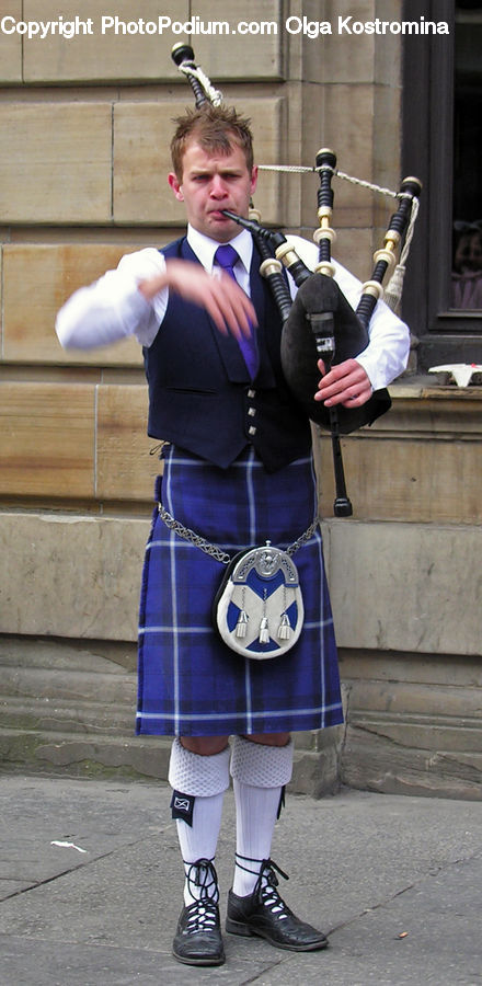 Bagpipe, People, Person, Human, Boot, Shoe, Footwear