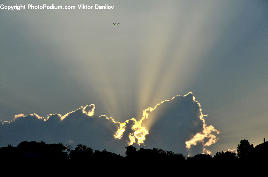 Outdoors, Sky, Azure Sky, Cloud, Flare, Light, Sunlight