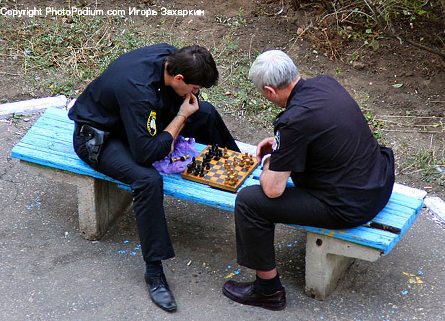 Chess, Game, Human, People, Person, Ground, Soil
