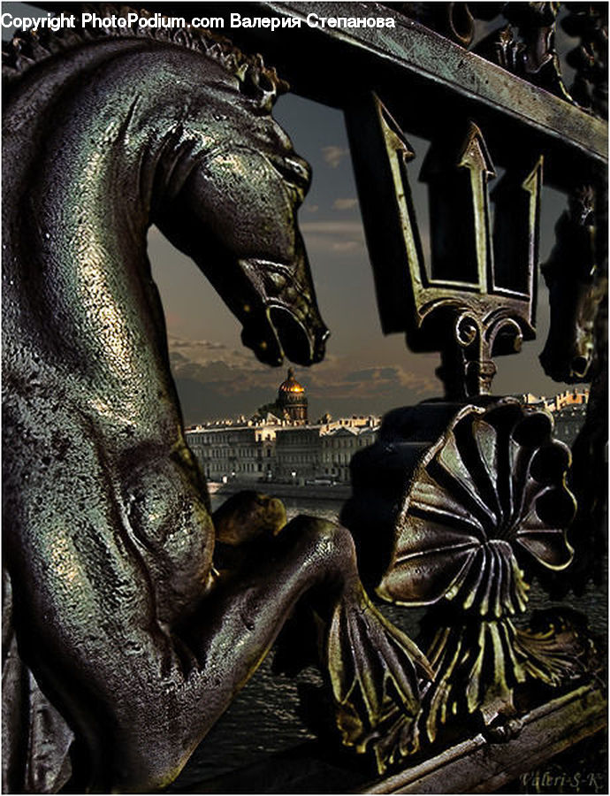 Art, Modern Art, Sculpture, Statue, Gargoyle, Sign