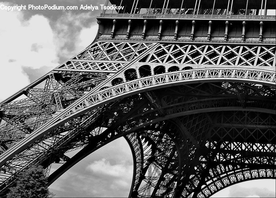 Arch, City, Downtown, Urban, Building