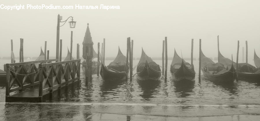 Boat, Watercraft, Dock, Landing, Pier, Yacht, Gondola