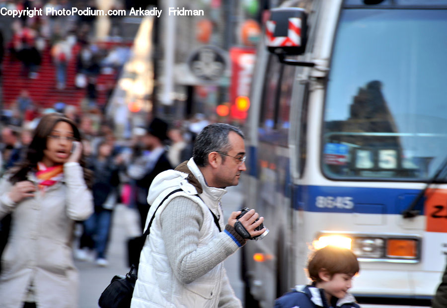 People, Person, Human, Bus, Vehicle, Double Decker Bus, Baby