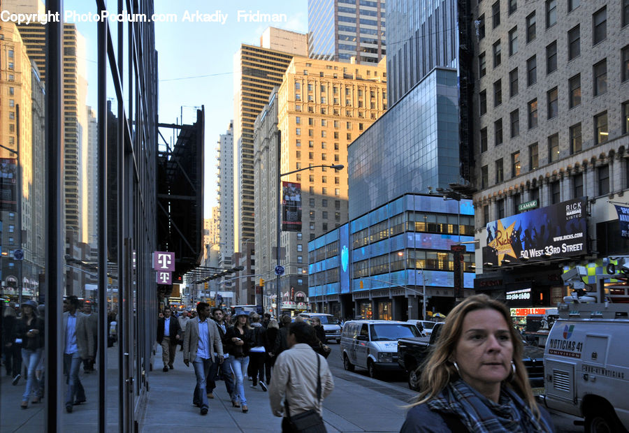 People, Person, Human, Automobile, Car, Vehicle, City