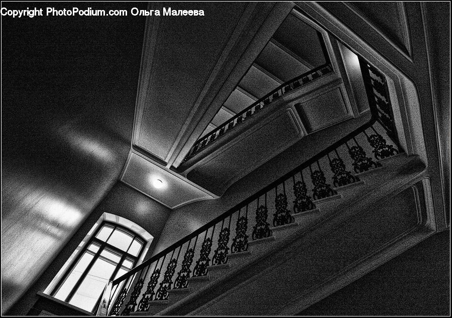 Banister, Handrail, Staircase, Subway, Train, Train Station, Vehicle