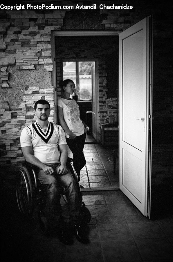 People, Person, Human, Bicycle, Bike, Cyclist, Brick
