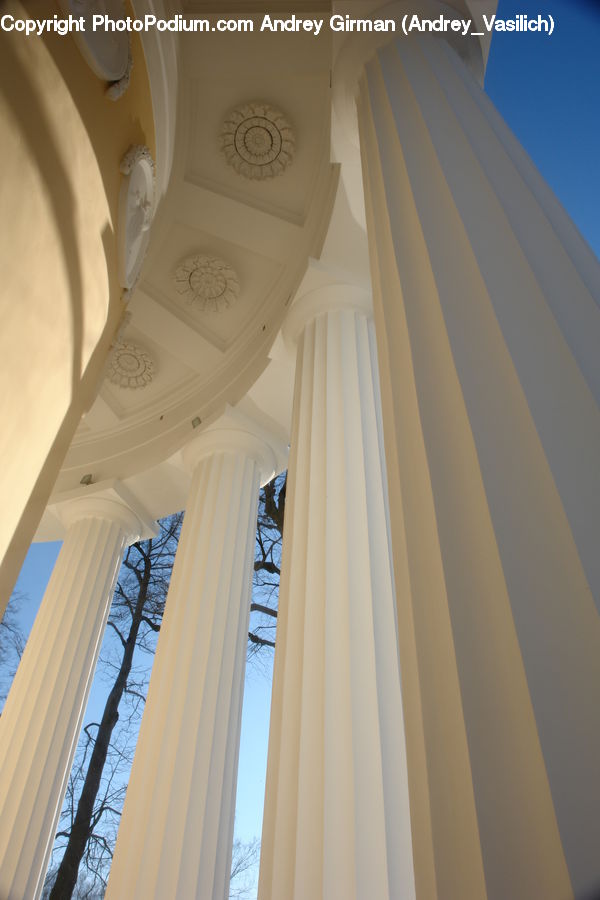 Column, Pillar, Architecture, Parthenon, Temple, Worship, Indoors