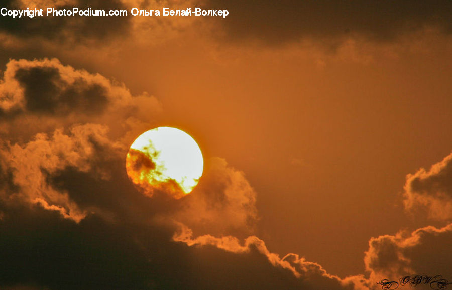 Cloud, Cumulus, Sky, Azure Sky, Outdoors, Smoke, Plant