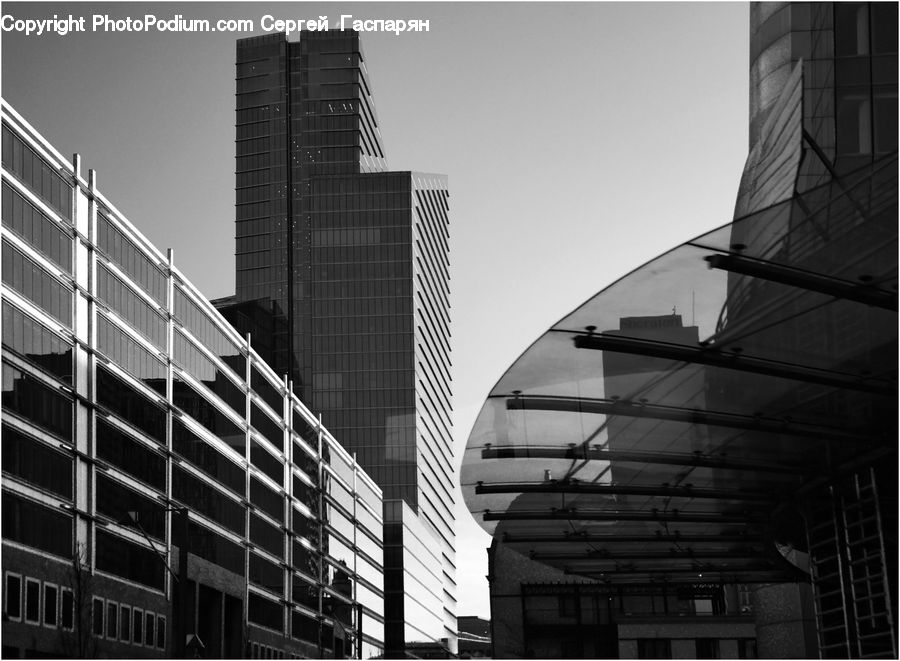 City, Downtown, Urban, Architecture, High Rise, Skyscraper, Building