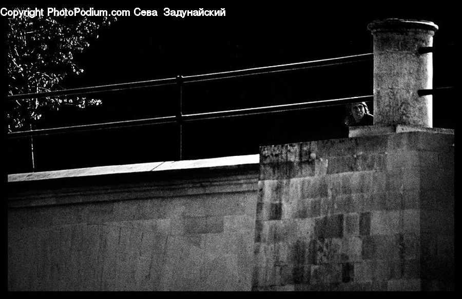 Brick, Fence, Wall, City, Downtown, Urban, Alley