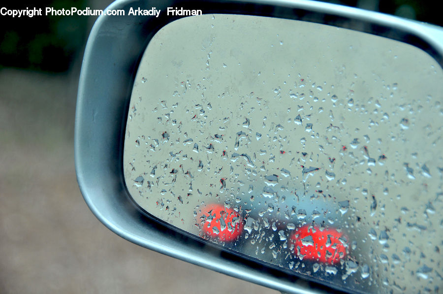 Car Mirror, Mirror, Bling, Food