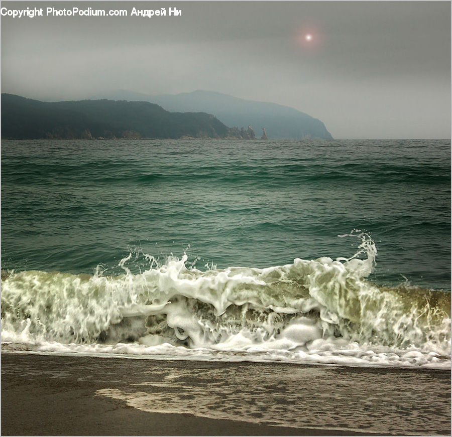 Outdoors, Sea, Sea Waves, Water, Beach, Coast, Ocean