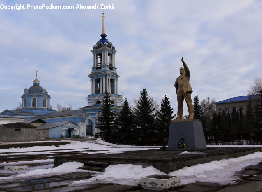 Architecture, Bell Tower, Clock Tower, Tower, Art, Sculpture, Statue