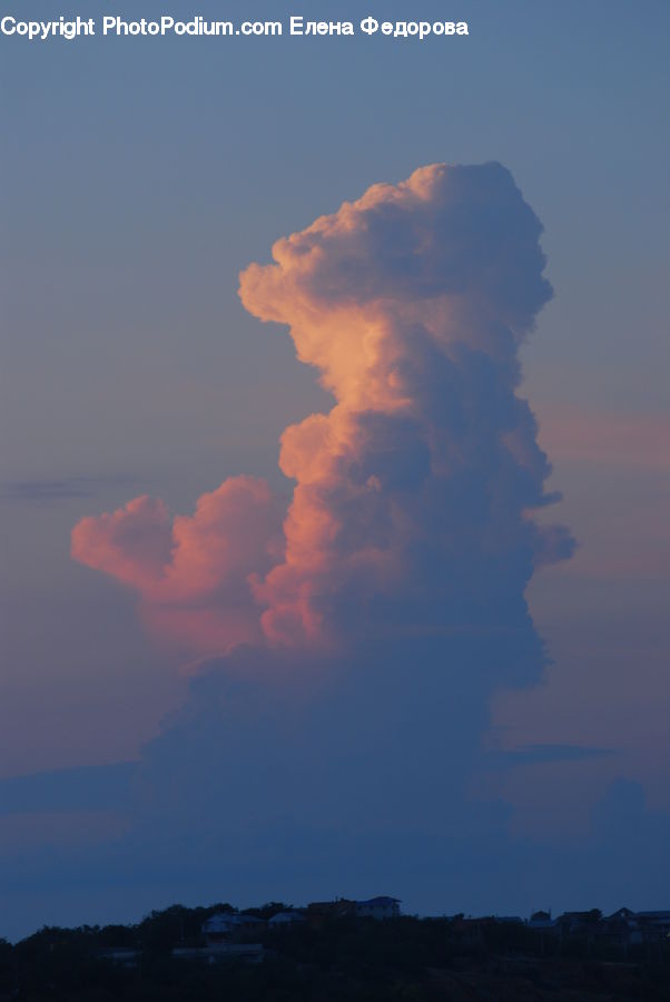 Cloud, Cumulus, Sky, Azure Sky, Outdoors, Storm, Thunderstorm