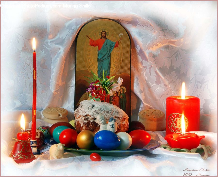 Candle, Ball, Sphere, Glass, Goblet, Birthday Cake, Cake