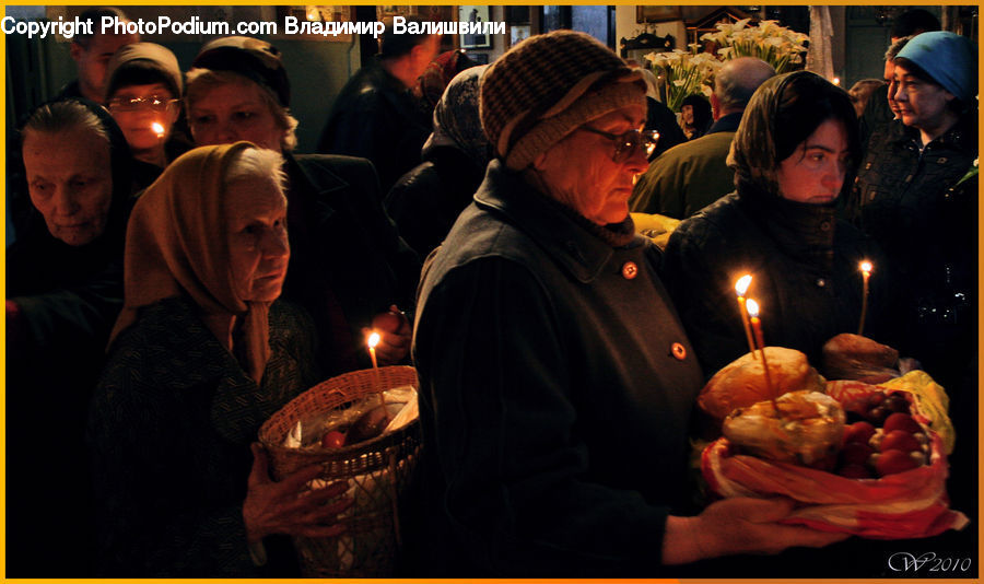 Vigil, People, Person, Human, Candle, Food, Crypt
