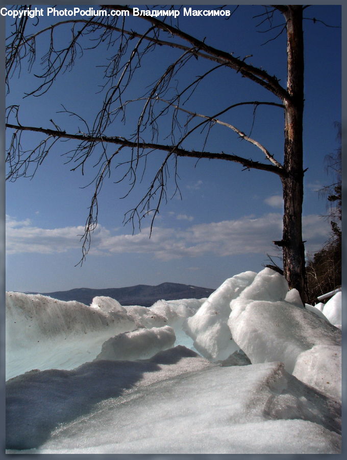 Ice, Outdoors, Snow, Arctic, Iceberg, Glacier, Mountain