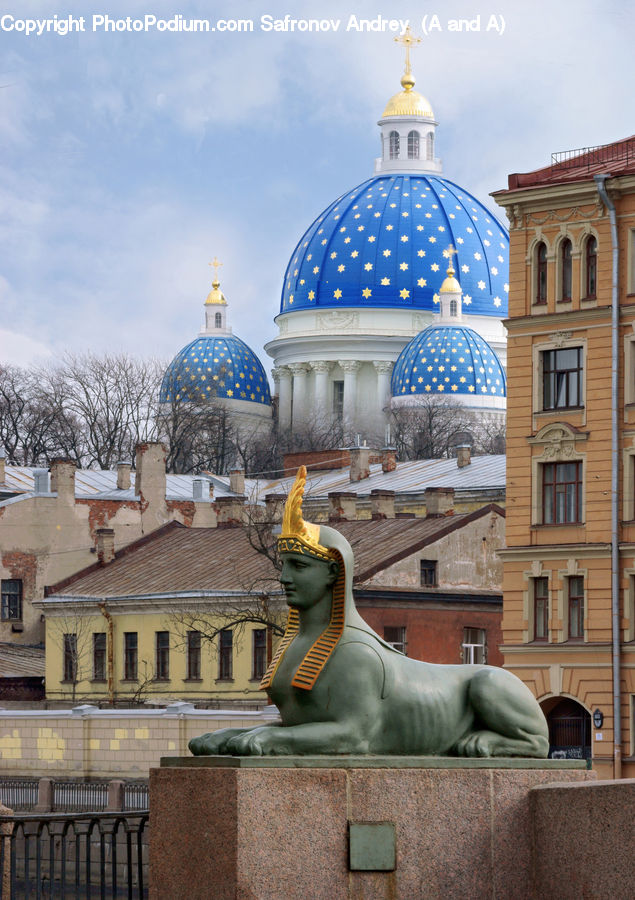 Architecture, Dome, Art, Sculpture, Statue, Gargoyle, Building