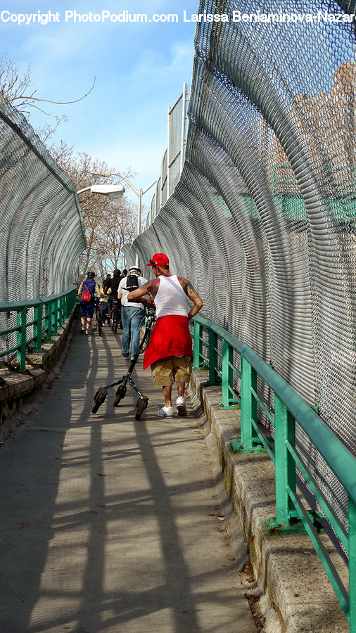 People, Person, Human, Boardwalk, Deck, Path, Sidewalk