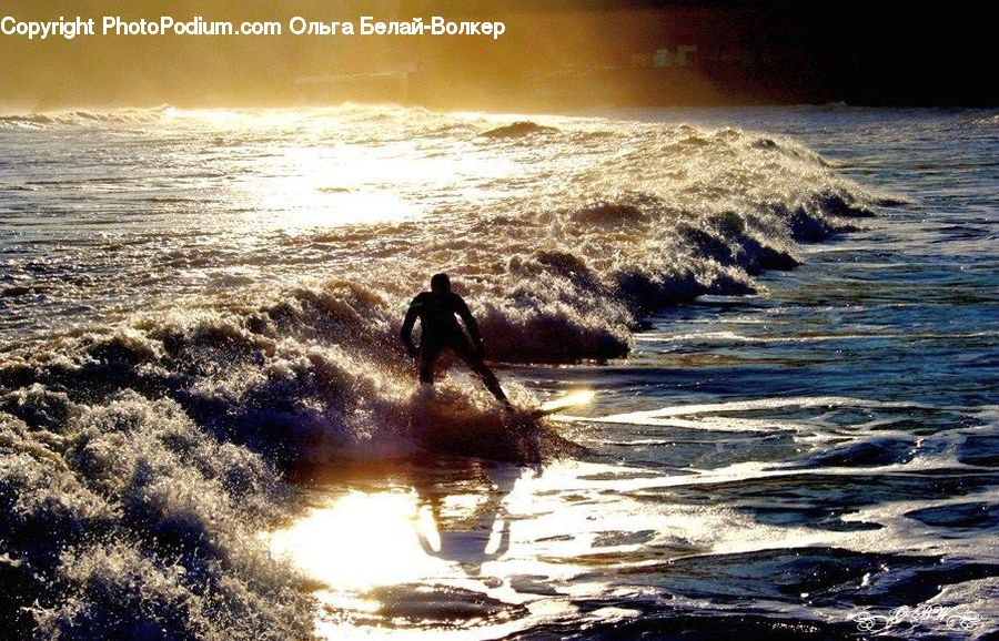 Outdoors, Sea, Sea Waves, Sport, Surfing, Water, Beach
