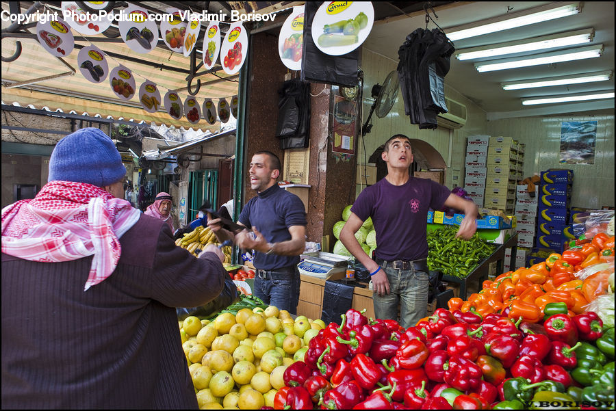 People, Person, Human, Market, Produce, Bazaar, Art