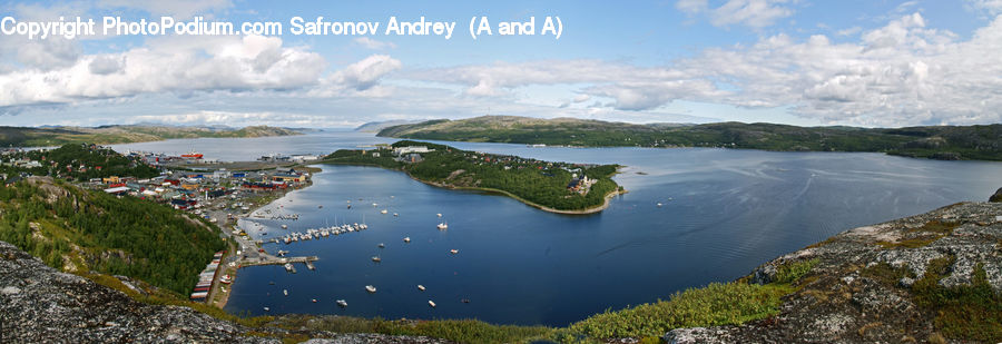 Landslide, Lagoon, Lake, Outdoors, Water, Countryside, Coast