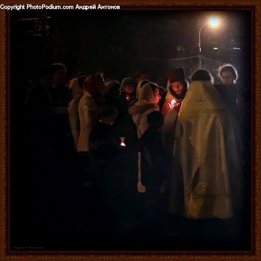 People, Person, Human, Vigil, Crowd, Art